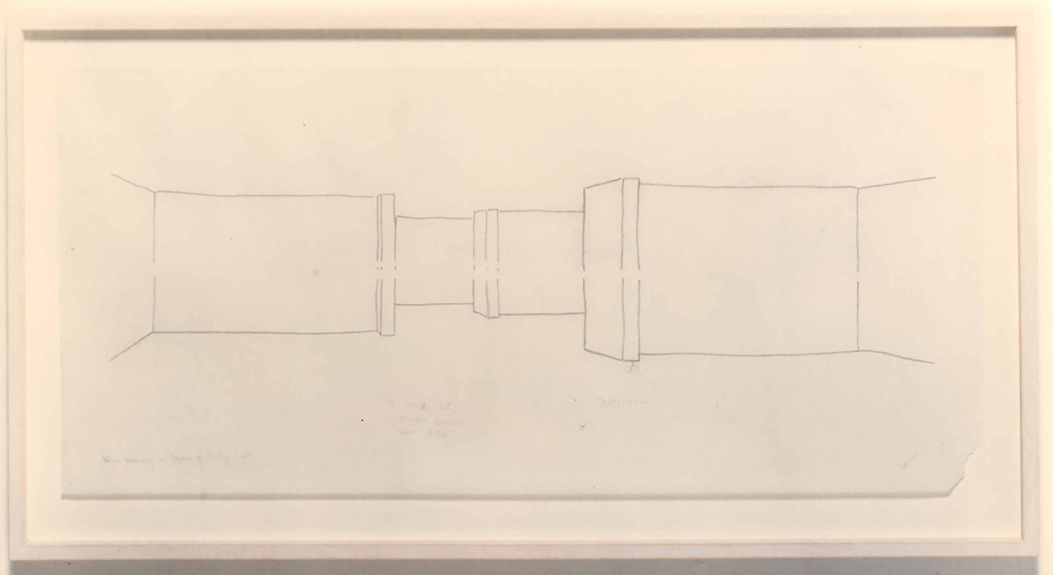 Max Neuhaus, Study for the drawing u0027Untitledu0027